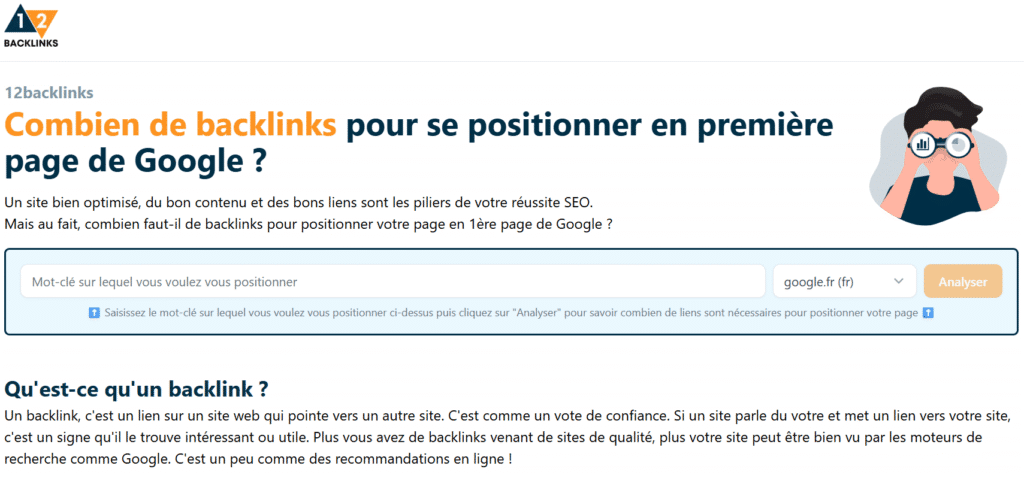 12backlinks home page